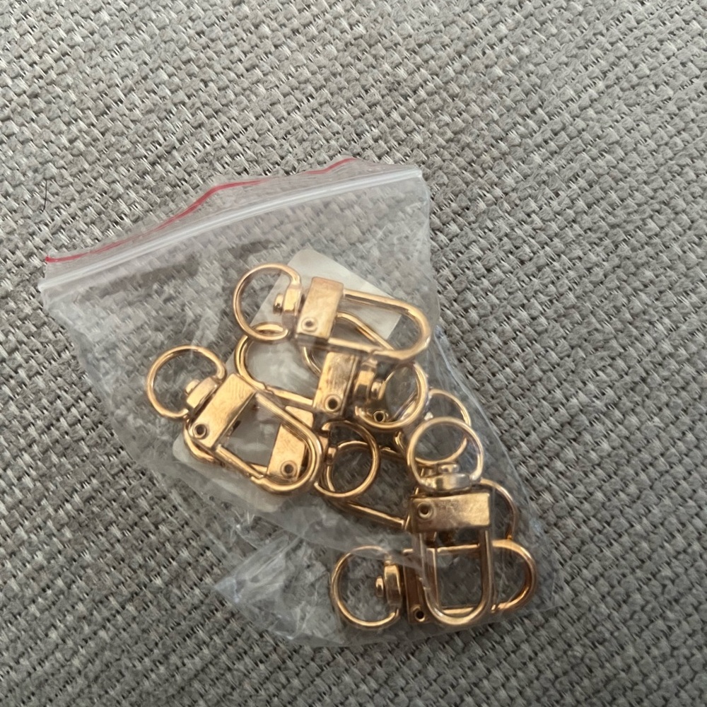 Gold Keychain Clips